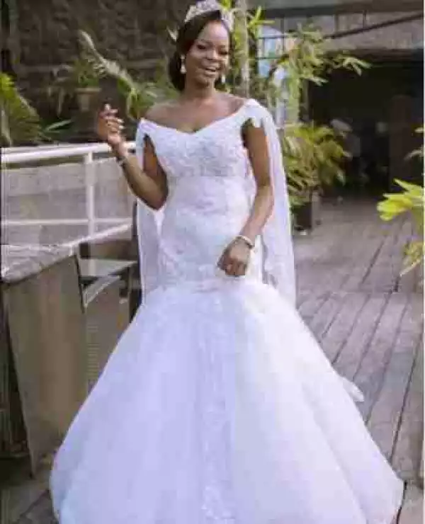 Star Model, Olajumoke, Stuns In Wedding Dress In New Photoshoot